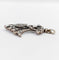 Pendentif Art déco - Pendentif palmette en or blanc et diamants 58 Facettes A07799