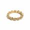 Bague 53 CHANEL - Bague trois anneaux en or jaune et diamants 58 Facettes BAGUE-CHANEL