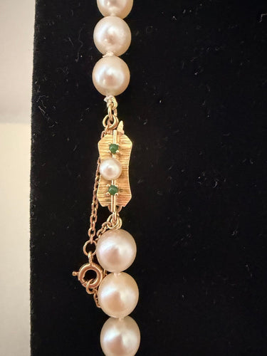 Collier Collier 71 perles Akoya avec fermoir en or 18K 58 Facettes 957