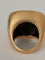 Bague 53 Bague chevalière en or jaune 18 ct et onyx 58 Facettes LOT 8078