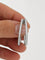 Boucles d'oreilles Boucles d'oreilles créoles ovales en or gris et diamants 58 Facettes LOT 8074