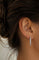 Boucles d'oreilles Boucles d'oreilles créoles ovales en or gris et diamants 58 Facettes LOT 8074