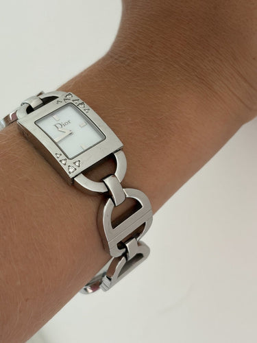 Montre Dior Malice - Montre en acier et diamants 58 Facettes LOT 8068