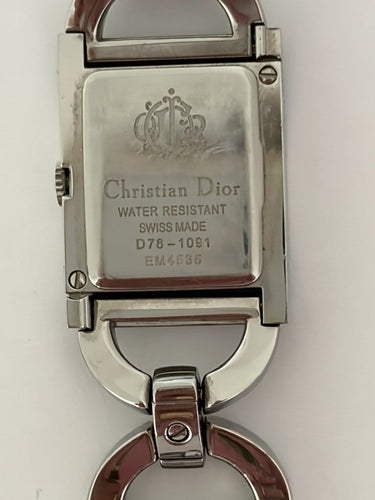 Montre Dior Malice - Montre en acier et diamants 58 Facettes LOT 8068