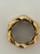 Bague 53 Bague tressée en or jaune, gris et rose 58 Facettes LOT 8041