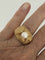 Bague 58 Bague dôme en or jaune et perle Akoya 58 Facettes LOT 8029