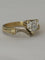 Bague 50 Duchesse - Bague en or jaune et gris 14 ct avec diamant cœur 58 Facettes LOT 8019