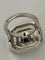 Bague 52 Bague en or gris avec saphir et diamants 58 Facettes LOT 8015