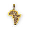 Pendentif Pendentif Afrique en or jaune 750 filigrané 58 Facettes 149071211