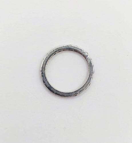 Bague 44.5 Art déco - Alliance américaine en or blanc 18k et diamants 58 Facettes A07815