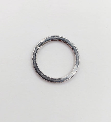 Bague 44.5 Art déco - Alliance américaine en or blanc 18k et diamants 58 Facettes A07815