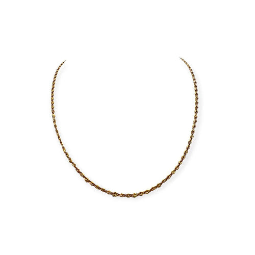Collier Chaîne en or jaune 750 maille fantaisie 58 Facettes 330098154
