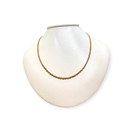 Collier Chaîne en or jaune 750 maille fantaisie 58 Facettes 330098154