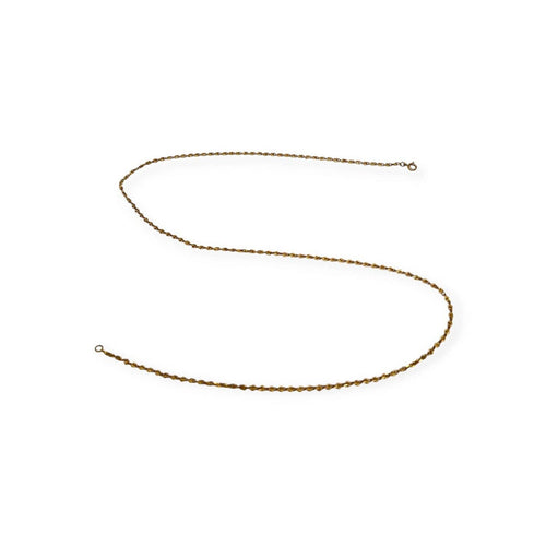 Collier Chaîne en or jaune 750 maille fantaisie 58 Facettes 330098154