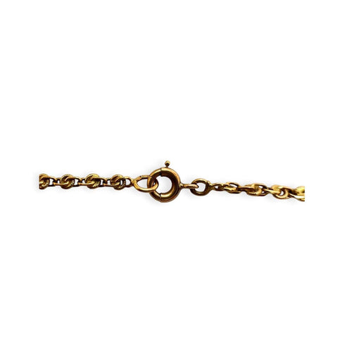 Collier Chaîne en or jaune 750 maille fantaisie 58 Facettes 330098154