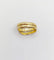 Bague 45 Bague serpent antique en or rose 18k et rubis 58 Facettes A07819