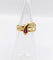 Bague 45 Bague serpent antique en or rose 18k et rubis 58 Facettes A07819