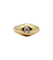 Bague 44.5 Bague jonc dôme antique en or 18k et diamant Peruzzi 58 Facettes A07821