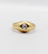 Bague 44.5 Bague jonc dôme antique en or 18k et diamant Peruzzi 58 Facettes A07821