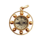 Pendentif Pendentif boussole ancien en or rose 18k, vers 1920 58 Facettes A07824