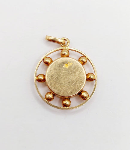 Pendentif Pendentif boussole ancien en or rose 18k, vers 1920 58 Facettes A07824