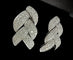 Boucles d'oreilles Boucles d'oreilles clips en or blanc 18 carats et diamants 58 Facettes Boucles 002
