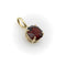 Pendentif Pendentif en or 14k avec grenat octogonal de Tanzanie 58 Facettes 11229