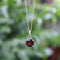 Pendentif Pendentif en or 14k avec grenat octogonal de Tanzanie 58 Facettes 11229