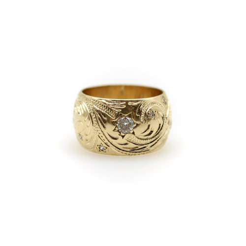 Bague 52 Bague victorienne en or 14k et diamants 58 Facettes 11226