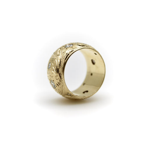 Bague 52 Bague victorienne en or 14k et diamants 58 Facettes 11226