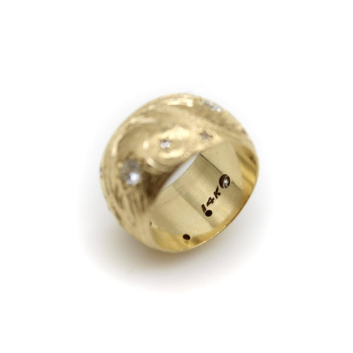 Bague 52 Bague victorienne en or 14k et diamants 58 Facettes 11226