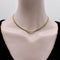 Collier Époque victorienne - Chaîne en or 14k à double maille câble 58 Facettes 11227