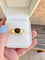 Bague 54.5 Bague jonc bombé en or jaune 18K et grenat 58 Facettes 339