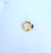 Bague 54.5 Bague jonc bombé en or jaune 18K et grenat 58 Facettes 339