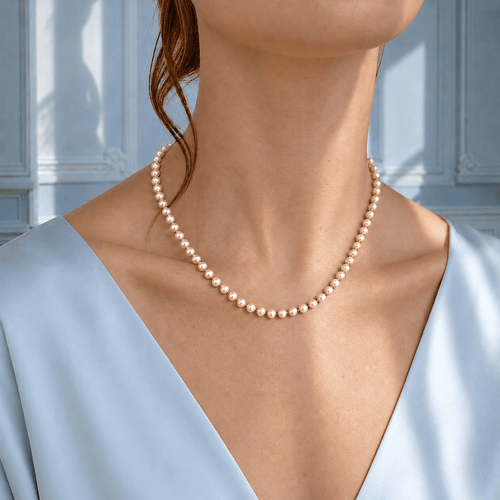Collier Collier de perles de culture, fermoir en or jaune 18K 58 Facettes 1793