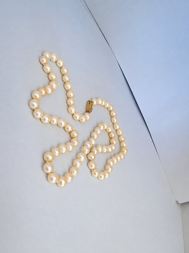 Collier Collier de perles de culture, fermoir en or jaune 18K 58 Facettes 1793