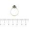 Bague 60 Bague halo en or blanc 18 kt, saphir et diamants 58 Facettes 33202