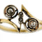 Bague 55 Bague en or blanc et jaune 18k avec diamants 58 Facettes 36405