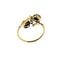 Bague 55 Bague en or blanc et jaune 18k avec diamants 58 Facettes 36405