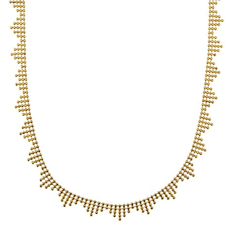 Collier Unoaerre - Collier en or jaune 18 kt à mailles boules 58 Facettes 42065
