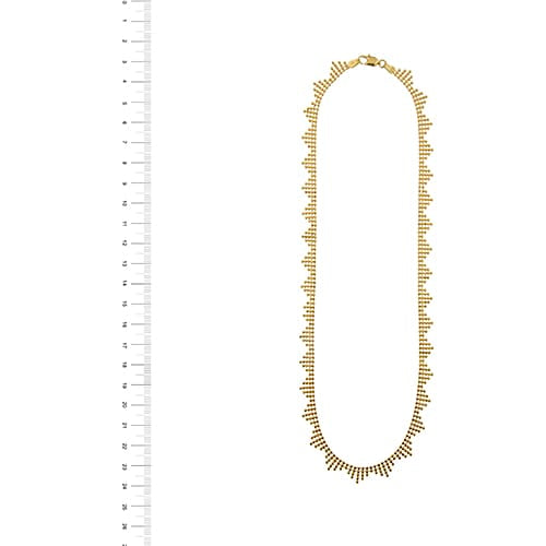 Collier Unoaerre - Collier en or jaune 18 kt à mailles boules 58 Facettes 42065