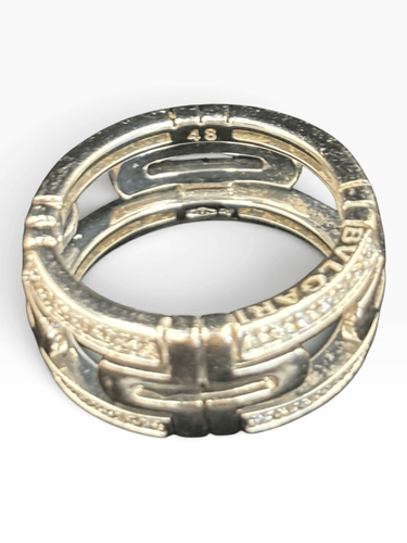 Bague 48 BVLGARI Parentesi - Bague en or blanc et diamants 58 Facettes Bague-Bvlgari-Parentesi