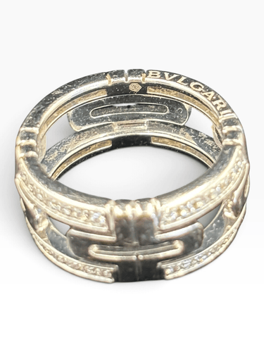 Bague 48 BVLGARI Parentesi - Bague en or blanc et diamants 58 Facettes Bague-Bvlgari-Parentesi