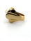 Bague 54 Bague vintage années 50-60 en or jaune 18 kt et diamants 58 Facettes 539/26 C