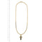 Collier Collier - Croix moderne en or jaune 18 ct et onyx 58 Facettes 34312
