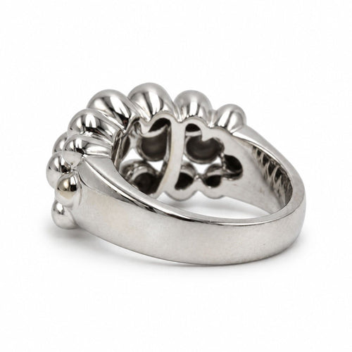 Bague 50 Boucheron - Bague Grains de raisins en or blanc 18k 58 Facettes 1430