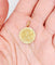 Pendentif E. Dropsy - Médaille ancienne en or rose 18k, angelot 58 Facettes A07830
