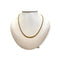 Collier Chaîne en or jaune 750 maille jaseron, 46 cm 58 Facettes 330102783