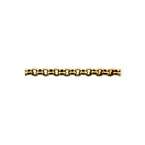 Collier Chaîne en or jaune 750 maille jaseron, 46 cm 58 Facettes 330102783