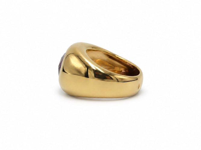 Bague 51 Boucheron - Bague en or jaune 750 et améthyste 58 Facettes 1431
